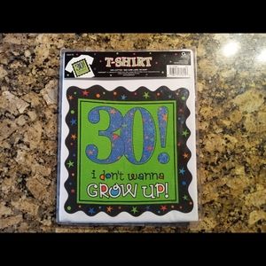 New Amscan 30th Birthday shirt - Adult XL